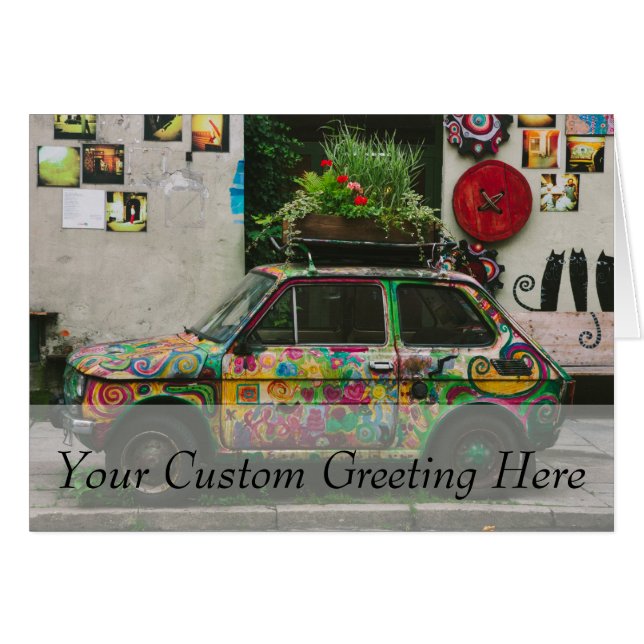 Cartão Carro Funky (Frente Horizontal)