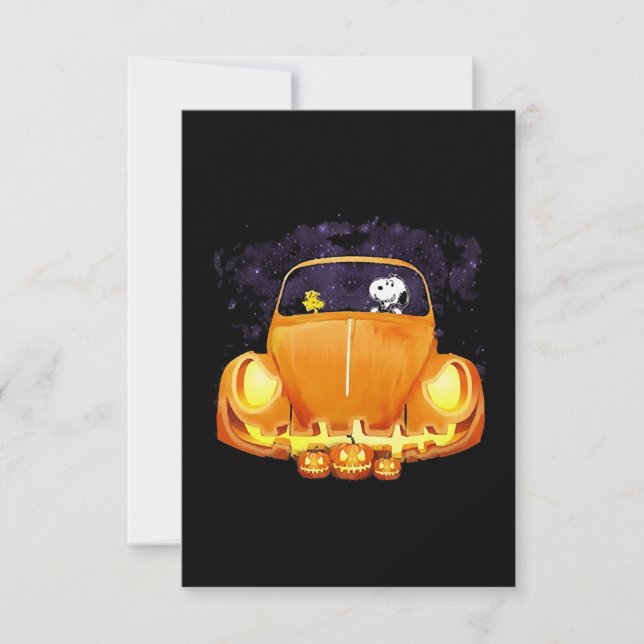 Cartão carro Halloween (Frente)