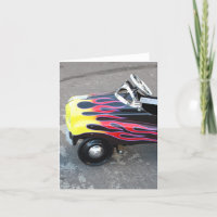 Carro Notecard do brinquedo