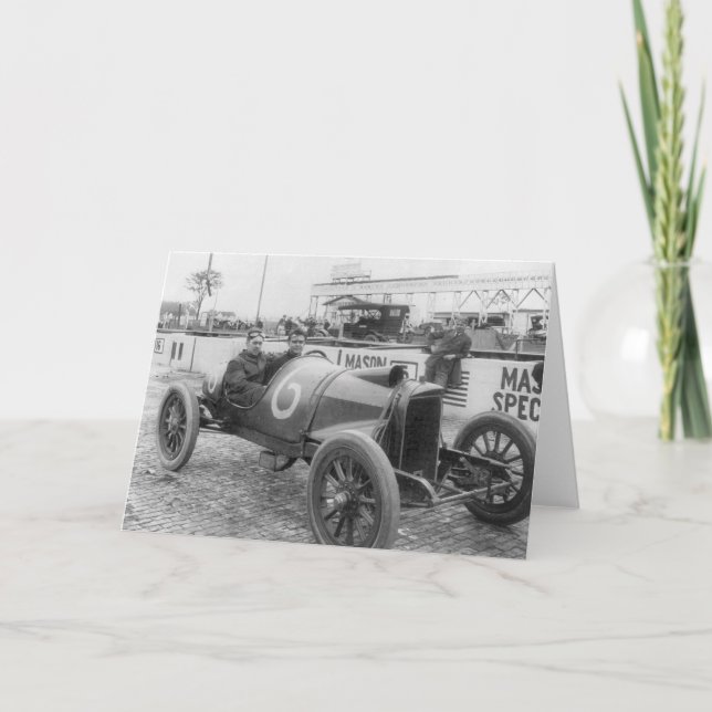 Cartão Carro Race 1913 (Frente)