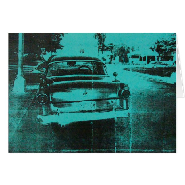 Cartão Carro verde (Frente Horizontal)