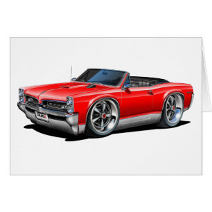 Cartão Carro Vermelho GTO 1966/67