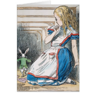 Cartão Carroll: Alice, 1865