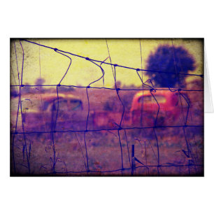 Cartão Carros e Caminhões Arruinando