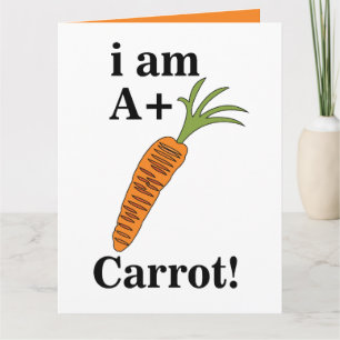 Cartão Carrot, eu sou um Carrot Engraçado