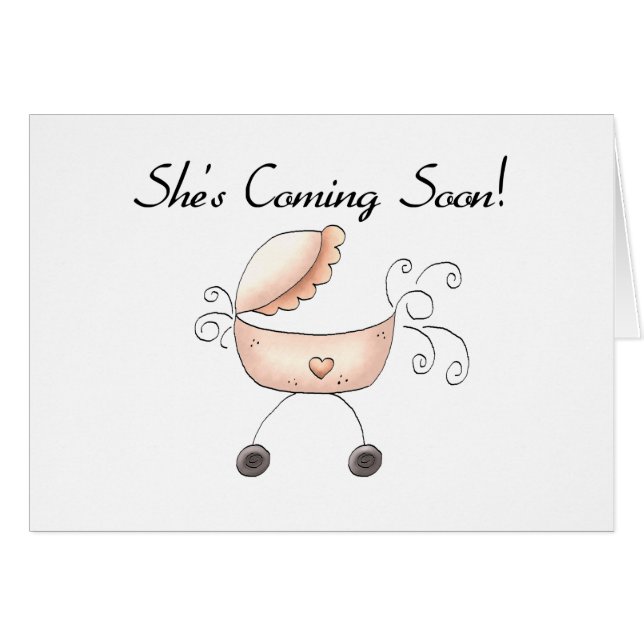 Cartão Carruagem está vindo logo (Frente Horizontal)