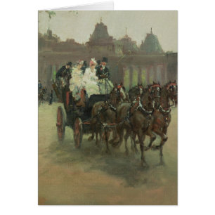 Cartão Carruagems em Hyde Park
