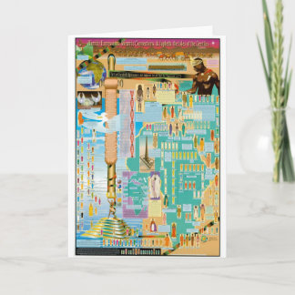 Cartão Carta bíblica da árvore genealógica