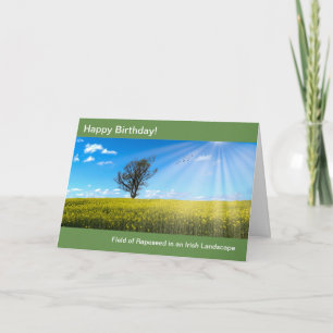 Cartão Carta de Aniversário da Irlanda