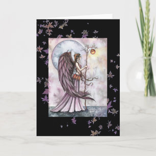 Cartão Carta de Saudação de Fada de outono de Molly Harri