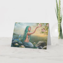 Cartão Carta "Sereia Ariel"