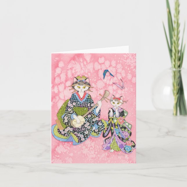 Cartão "Cartão de nota da lição de dança" (Frente)