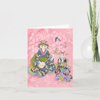 Cartão "Cartão de nota da lição de dança"