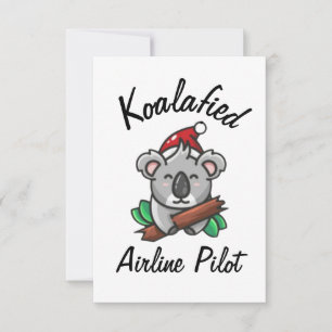Cartão Cartão-piloto de linha aérea Koalafied