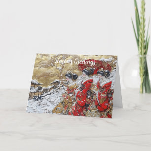 Cartão Cartão-postal de Natal nostálgico