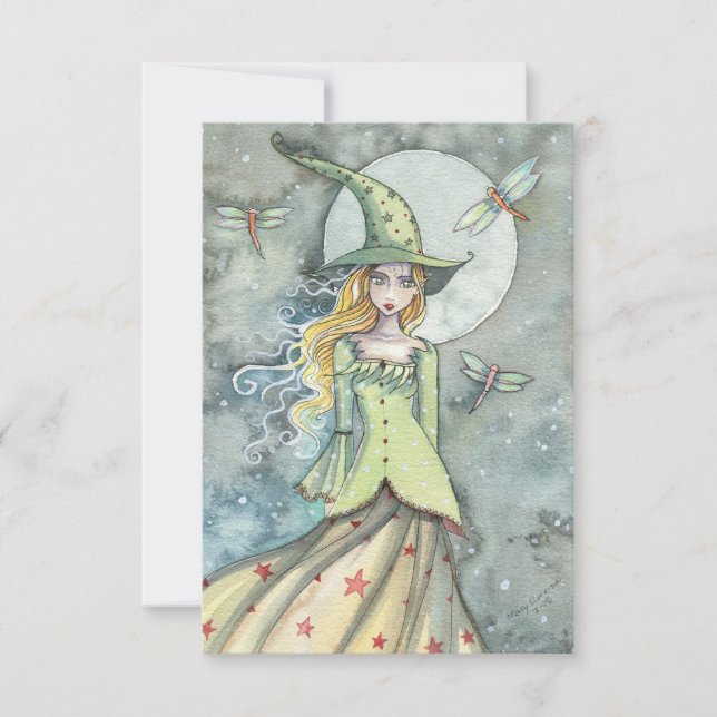 Cartão Cartão-postal do Dia das Bruxas (Frente)