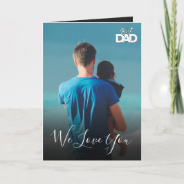 Cartão Cartão-presente de Férias Personalizadas do Dia de