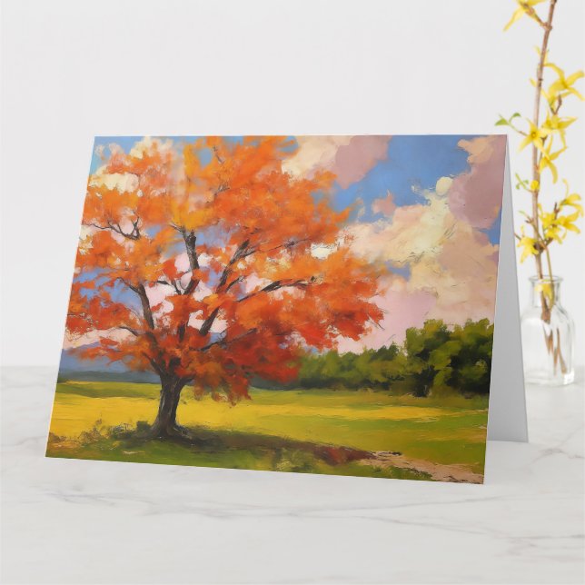 Cartão Cartão-presente para expressar os pensamentos (Flor Amarela)