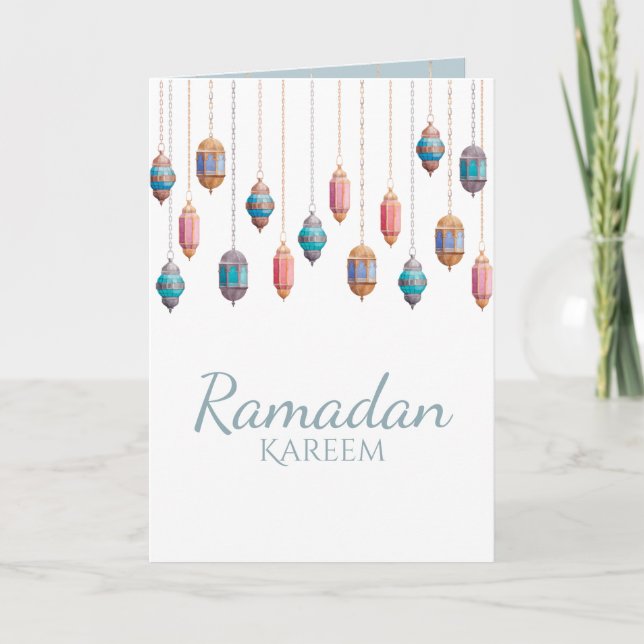 Cartão Cartão-presente Ramadan Kareem (Frente)