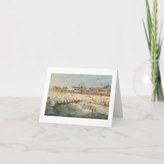 Cartão "Cartão Rehoboth da praia velha" de Paul McGehee