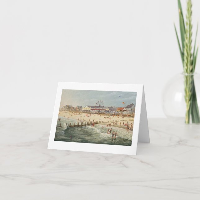 Cartão "Cartão Rehoboth da praia velha" de Paul McGehee (Frente)