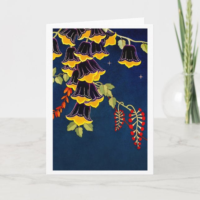 Cartão "Cartão vazio de Bels feericamente" (Frente)