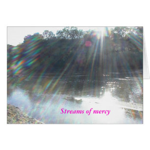 Cartão Cartão: Vindo, fonte de mil de cada bênção