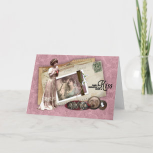 Cartão Cartas de Amor Romântico Vitorianas