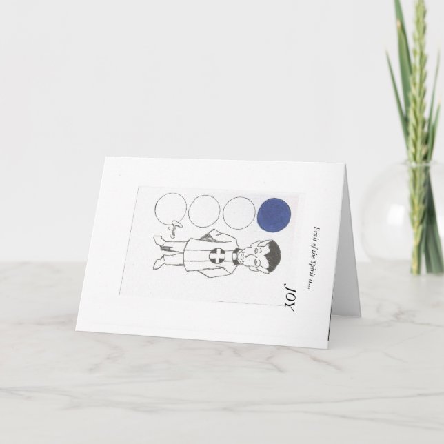 Cartão Cartas de Saudação Religiosa (Frente)