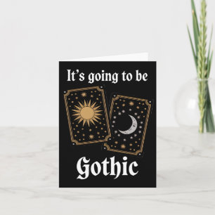 Cartão Cartas de Tarot Gótico Sorte Literatura Medieval M