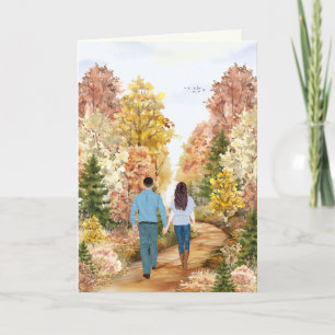 Cartão Cartas Pintadas de Casa, Para a Esposa no Treiname