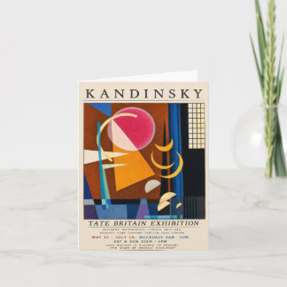 Cartão Cartaz de Exposição Kandinsky | Geométrico Abstrat