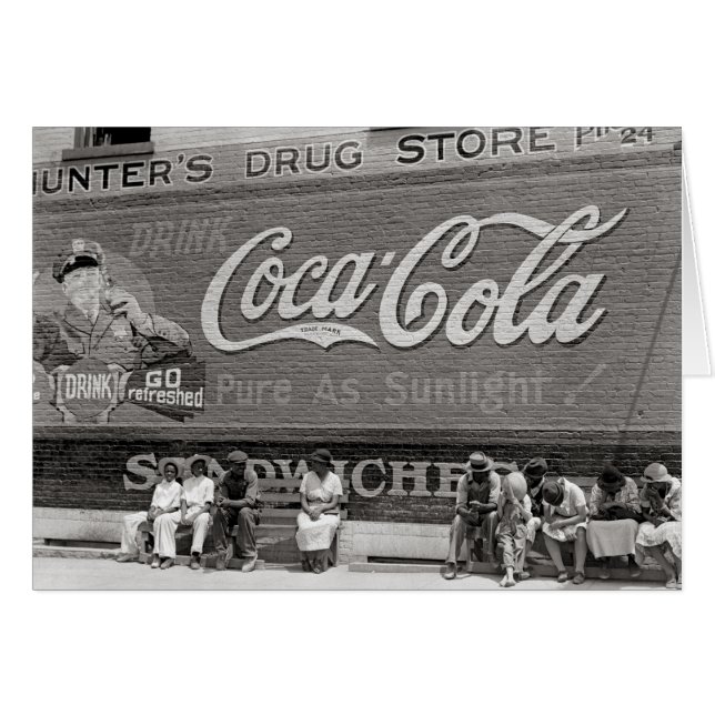 Cartão Cartaz de Refrigerante, 1939 (Frente Horizontal)