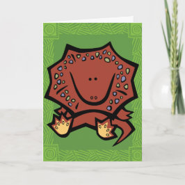 Cartão Cartaz de saudação de Quebra-cabeça do pescoço fri