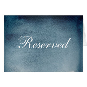 Cartão Cartaz reservado para casamento de marinho. Cor da