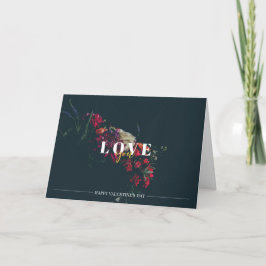 Cartão Carte de Saint-Valentin Romantique Floral