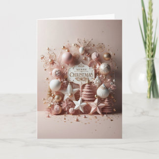 Cartão Carte de Vœux Noël - “Un Noël scintillant“