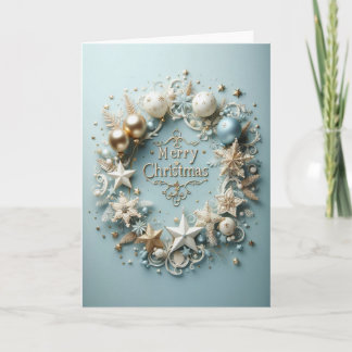Cartão Carte de Vœux Noël - “Un Noël scintillant“