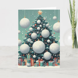 Cartão Carte de vœux pliées