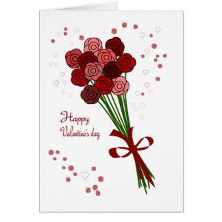 Cartão Carte pour la Santo Valentin