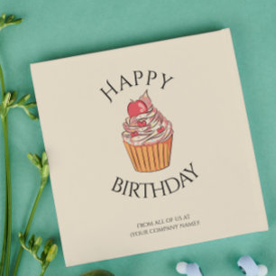 Cartão Carteira de aniversário do colega de trabalho chef