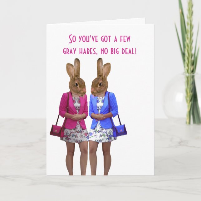 Cartão Carteira de aniversário entre mulheres e cinzas en (Frente)