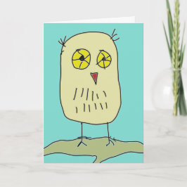 Cartão Carteira Owl Miss You