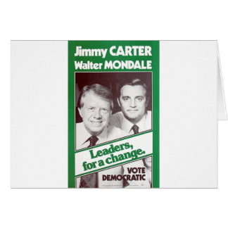 Cartão Carter - Mondale