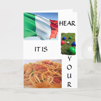CARTÃO "CARTÕES DE ANIVERSÁRIOS TOTALMENTE ITALIANOS"