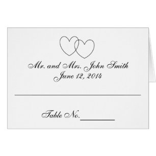 Cartão "Cartões do lugar dos corações de bloqueio"