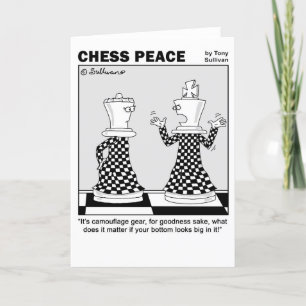 Cartão Cartografia de Chess Peace, equipamento de camufla