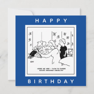 Cartão Cartografia de Objetos Redondos de Papelada