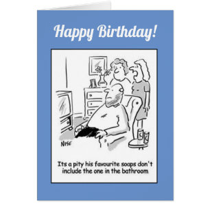 Cartão Cartografia de Sabões de TV Favoritos