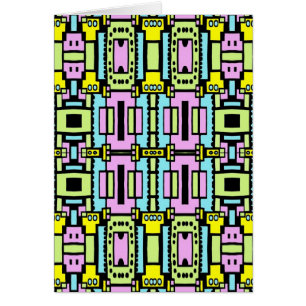 Cartão Cartoon Caleidoscópio 03